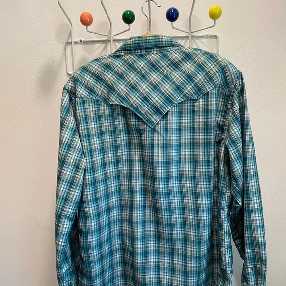 OUTBACK TRADING COMPANY COWBOY WESTERN SHIRT (Breathable) Mens L - Pearl Snaps - Picture 8 of 9